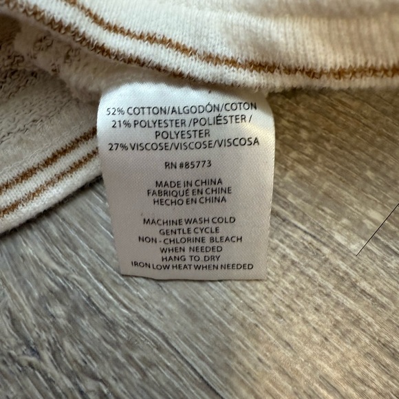 O’neill Striped Crop Hoodie Large - Picture 7 of 8